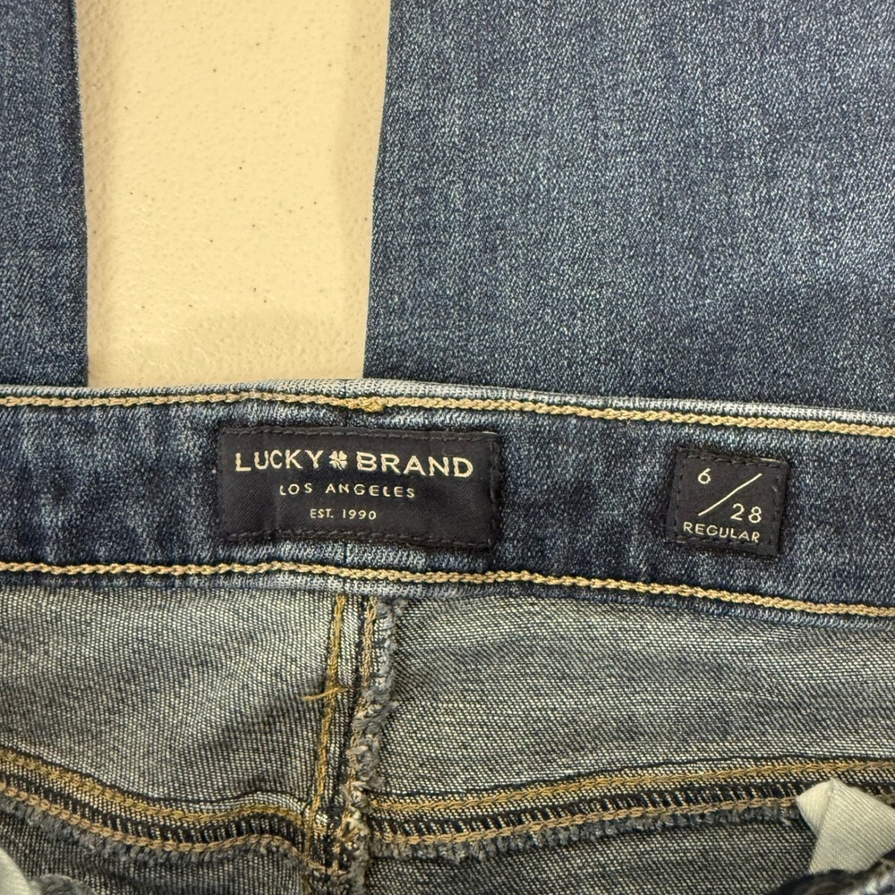 Lucky Brand Lolita Skinny Jeans Womens 6/28 Regular Dark Wash Blue 7WP10326 - Picture 2 of 10